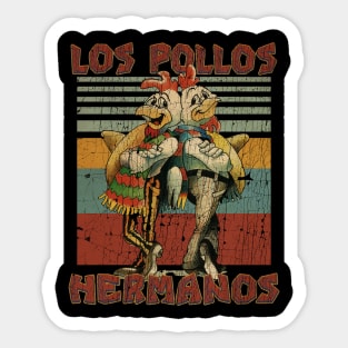 RETRO- LOS POLLOS HERMANOS TEXTURE Sticker